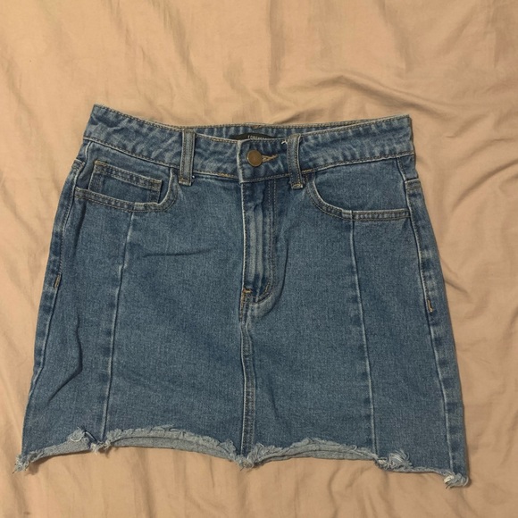 Denim Mini Skirt - Picture 1 of 3